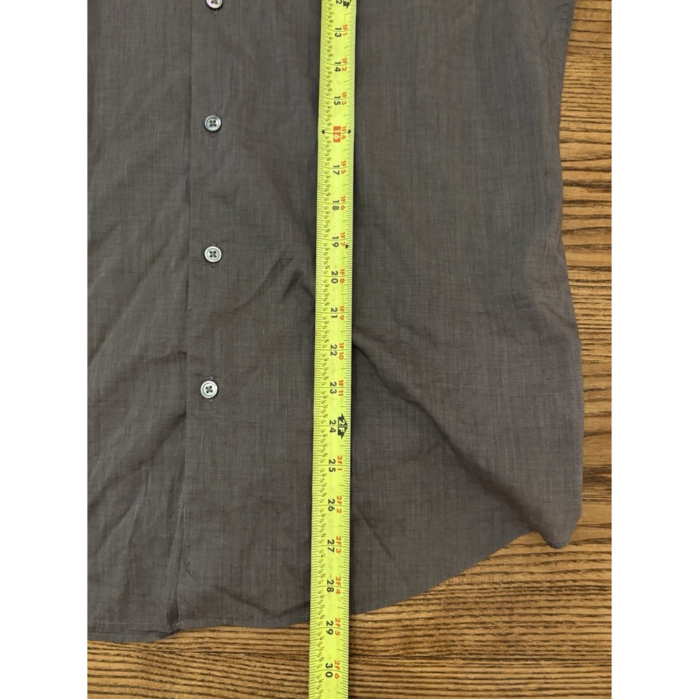 Lot Of 2 John Varvatos Men's Medium 100% Cotton Long Sleeve Button Down Shirts - Picture 11 of 14